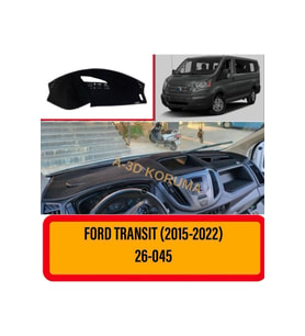 Ford Transit (2015-2022) Ön Gögüs / Panel / Torpido Korumasi / Kilifi / Halisi / Koruyucu- a3d -3d