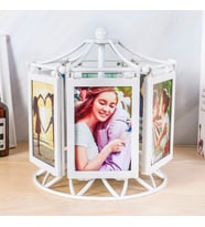 Kişiye Özel Müzikli Dönme Dolap Fotoğraf Çerçevesi 33*22 cm