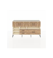 Arges Konsol 8 Raflı 3 Çekmeceli 4 Kapaklı 176x30x99 Aytaşı-Çam