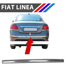 Fiat Linea Arka Tampon Çıtası Orta Kısım Krom 2012 - 2014