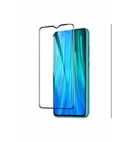 Xiaomi Redmi Note 8 Pro Uyumlu Tam Kaplayan Fiber Nano Ekran Koruyucu Siyah