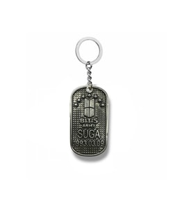 S ARMY Metal Künye Anahtarlık  K-Pop Temalı Unisex Aksesuar