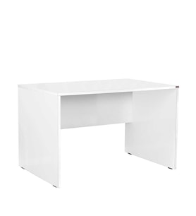 Adore Mobilya New York Ofis ve Çalışma Masası - Mat Lake Beyaz 120x75x76 cm (GxYxD)