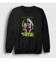 Presmono Unisex Siyah Anton Film No Country For Old Men Sweatshirt 247727tt