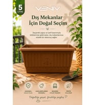 Dekoratif Antik İç Dış Mekan Saksısı 5 Litre 1 Adet