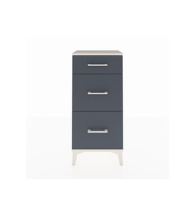 Arges Komodin 3 Çekmeceli 44x30x96 Aytaşı-Antrasit