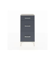 Arges Komodin 3 Çekmeceli 44x30x96 Aytaşı-Antrasit