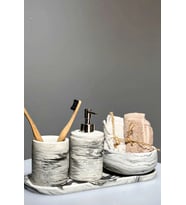 betonmall Marble Serisi Mermer Görünümlü Beton Set