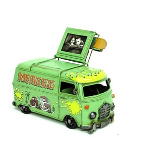 Dekoratif Nostaljik Metal Camper Van Vosvos   Minibüs Çerçeveli C0237