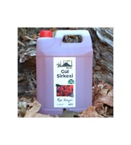 Tarihi SultanAhmet Baharatçısı Gul Sirkesi 5lt  %100 Katkısız Doğal