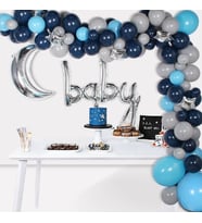Gümüş Baby Yazılı Folyo Balon Set