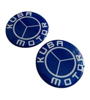 Kuba Logo Damla Etiket 5X5CM 2Li Lacivert