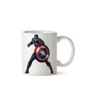 Captain Amerika Kalkan Porselen Kupa Bardak
