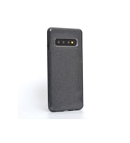 Samsung Galaxy S10 Uyumlu Kılıf Zore Shining Silikon (Siyah)