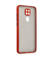 Xiaomi Redmi Note 9 Kılıf Montreal Silikon Kapak - Kırmızı