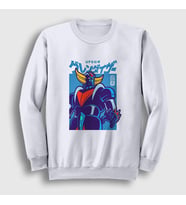 Presmono Unisex Beyaz Poster V2 Ufo Robot Grendizer Goldorak Sweatshirt 471958tt
