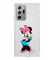 Samsung Galaxy Note 20 Ultra Kamera Korumalı Kapak Minnie Mouse Tasarımlı  Şeffaf Kılıf