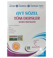 Karekök Yayınları Yeni. Güncel AYT Eşit Ağırlık Tüm Dersler Soru Bankası (Çok Renkli)