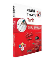 MRKZ MERKEZ YAYINLARI TYT AYT TARİH ANALİTİK SORU BANKASI (Kırmızı)