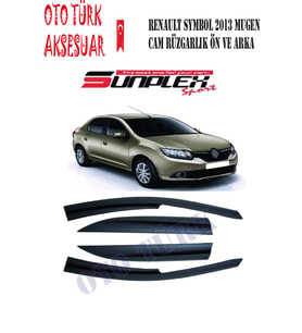 Renault Symbol 2013 Ve Üstü Mugen Cam Rüzgarlığı Ön-Arka