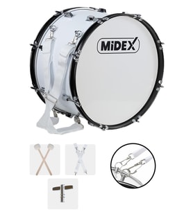 Midex BND-20 Bando Davulu 20 inç 51 cm Çap Profesyonel Bass Davul Seti