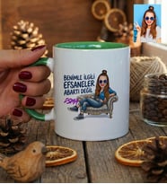 Kişiye Özel Karikatürlü Benimle İlgili Efsaneler Kupa Bardak Doğum Günü Hediyesi