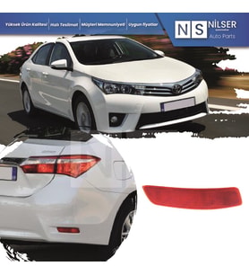 Toyota Corolla Arka Tampon Reflektörü Sağ 2014-2017