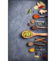 Eliana Home Baskılı, Yıkanabilir Kaymaz Taban Mutfak Halısı LNA2057 100x150 cm (Gri)