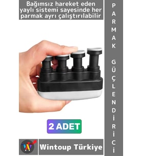#ElYayı Fizyoterapi Müzisyen Gitar Piyano Parmak El Bilek Güçlendirici Yaylı Egzersiz Aleti 2 Adet