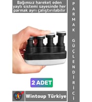#ElYayı Fizyoterapi Müzisyen Gitar Piyano Parmak El Bilek Güçlendirici Yaylı Egzersiz Aleti 2 Adet
