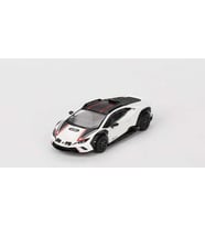 Mini GT 763 Lamborghini Huracan Sterrato Bianco Asopo LHD Model Araba