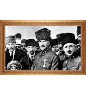 ALTIN ÇERÇEVELİ PASPARTULU TABLO CR275