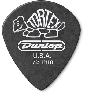 Jim Dunlop 482R.73 Gitar Penası, 0,73 Mm, Pitch Black