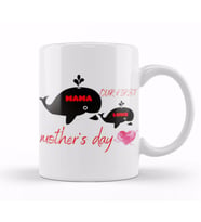 Our First Mothers Day MAMA LUKE 2021 Kupa Bardak Porselen