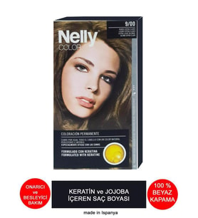 Nelly Jojoba ve Keratinli Saç Boyası 9.00 Sarı