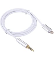 Lightning Aux Kablo 7/8/X/Xs/Xs max/11/12/13/14 Pro Pro Max Uyumlu (B.Beyaz)