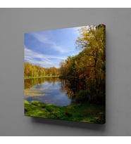 YEŞİLİN BÜYÜSÜ KANVAS TABLO 150x150cm