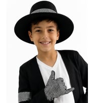 Michael Jackson Şapkası ve Eldiveni Çocuk