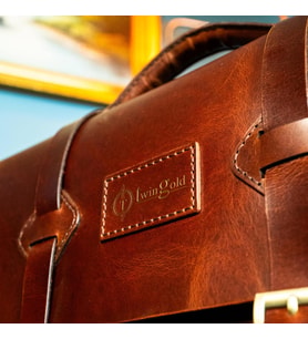 Deri Messenger Bag - Evrak Çantası Kahverengi