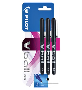 Pilot V-ball 0.5 - Siyah 3'lü Bls Yeni VB5-S-BL3-Y