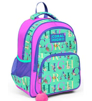 Coral High Açık Yeşil Pembe Yazılı İlkokul Okul Sırt Çantası - Kız Çocuk