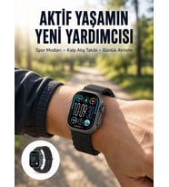 AMOLED Ultra Akıllı Saat 15 Gün Batarya Güçlü Ekran Yeni Nesil