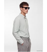 LCW Vision Yeşil Regular Fit Erkek Gömlek