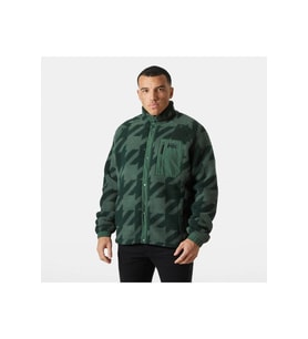 Helly Hansen Panorama Printed Pile Snap Erkek Yşl (Yeşil)