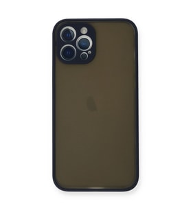 Apple İphone 12 Pro Kılıf Montreal Silikon Kapak - Lacivert