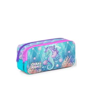 CORAL HIGH 31056 UNICORN DENİZATI DESENLİ İKİ BÖLMELİ KALEM ÇANTASI