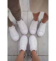 LiaQuenn - Rahat ve Hafif Yüksek Tabanlı Yürüyüş Günlük Spor Giy Çık Unisex Siyah Sneaker Ayakkabı
