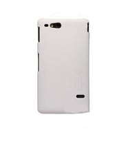 Nillkin Xperia Go ile Uyumlu Sert Kauçuk Kılıf Beyaz Renk