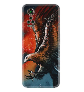 General Mobile GM 21 Pro GM 22 Pro Plus Kılıf Desemli Silikon Kartal Uçarken 1718