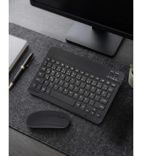 Bluetooth Klavye Mouse Seti Taşınabilir Wireless Bilgisayar Aksesuarı